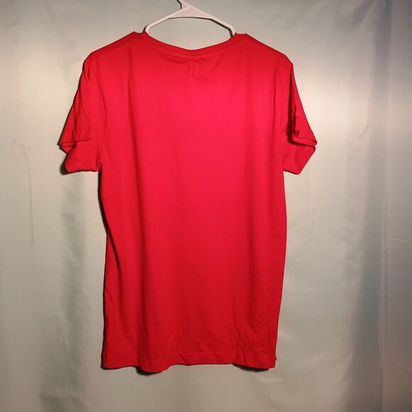 Cute Red “I Love My Paw” Dog Lover T-Shirt – V-Neck Tee - Picture 4 of 4